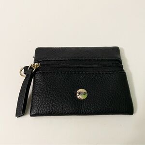 Juicy Couture Black Small Coin Purse Wallet Bag